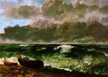古斯塔夫 庫爾貝 The Stormy Sea( The Wave) 古斯塔夫 庫爾貝 The Stormy Sea( The Wave)